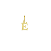 Pingente de Letra Banhado a Ouro Amarelo