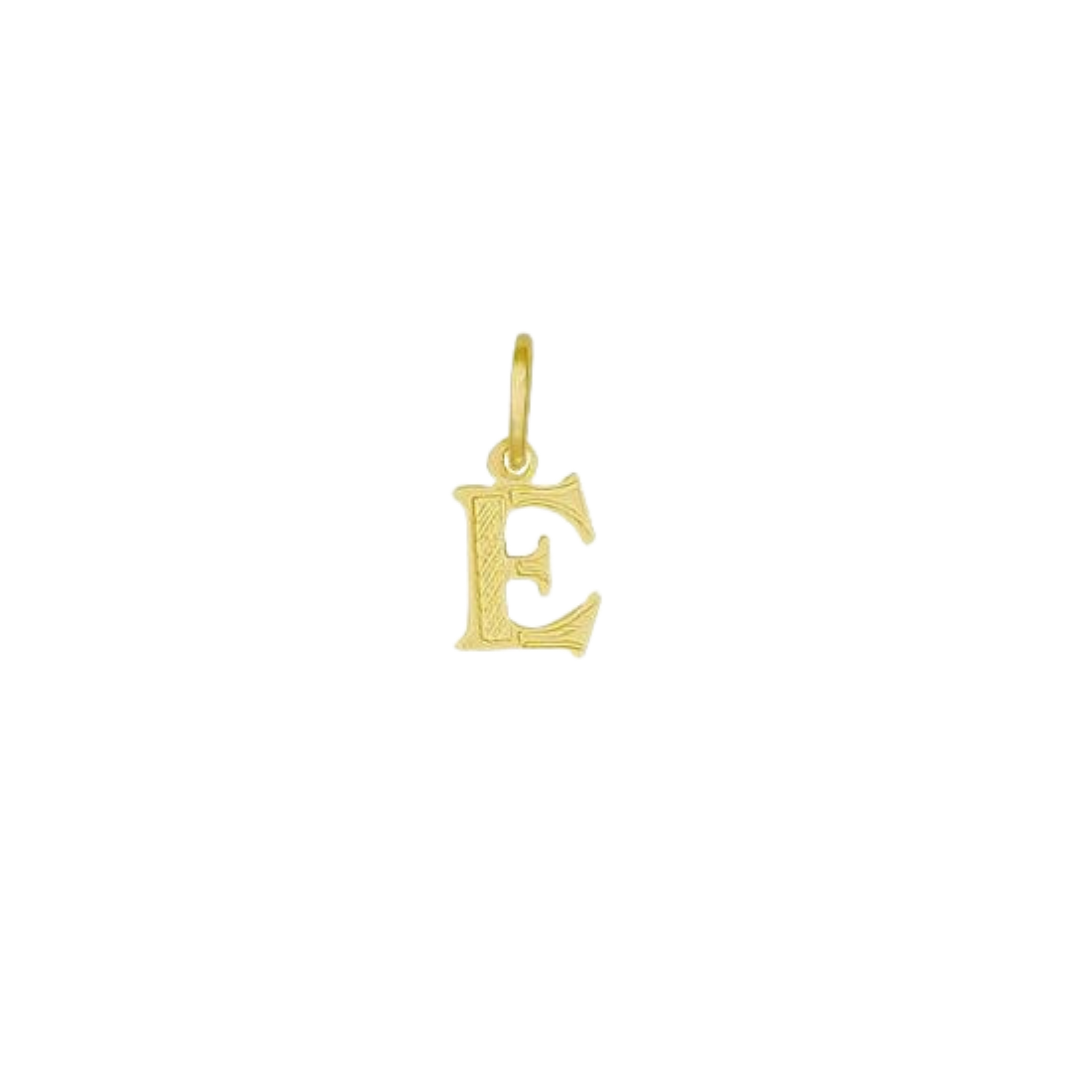 Pingente de Letra Banhado a Ouro Amarelo