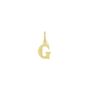 Pingente de Letra Banhado a Ouro Amarelo