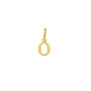 Pingente de Letra Banhado a Ouro Amarelo