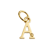 Pingente de Letra Banhado a Ouro
