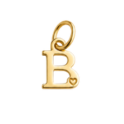 Pingente de Letra Banhado a Ouro