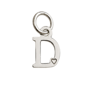 Pingente de Letra Banhado a Ouro