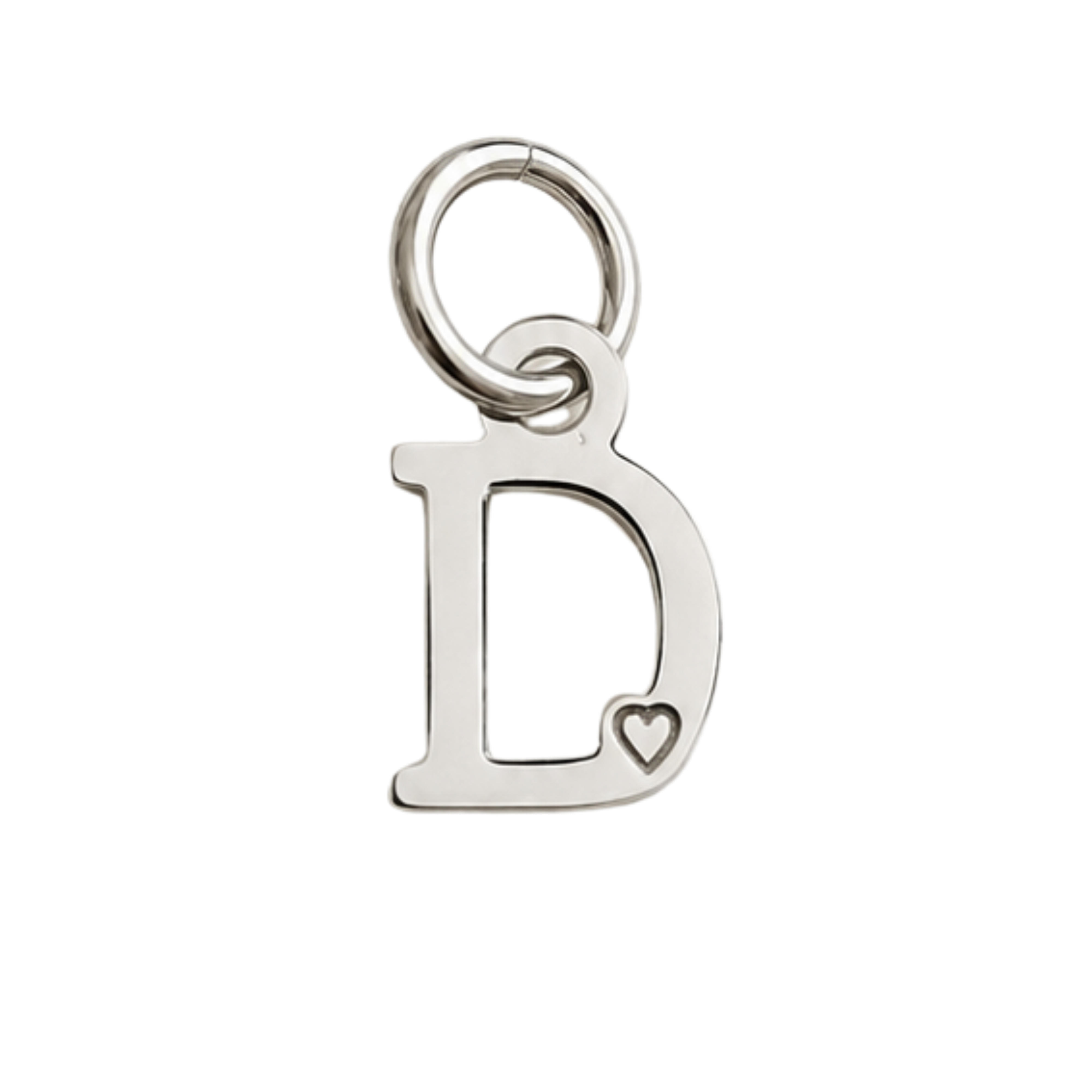 Pingente de Letra Banhado a Ouro