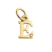 Pingente de Letra Banhado a Ouro