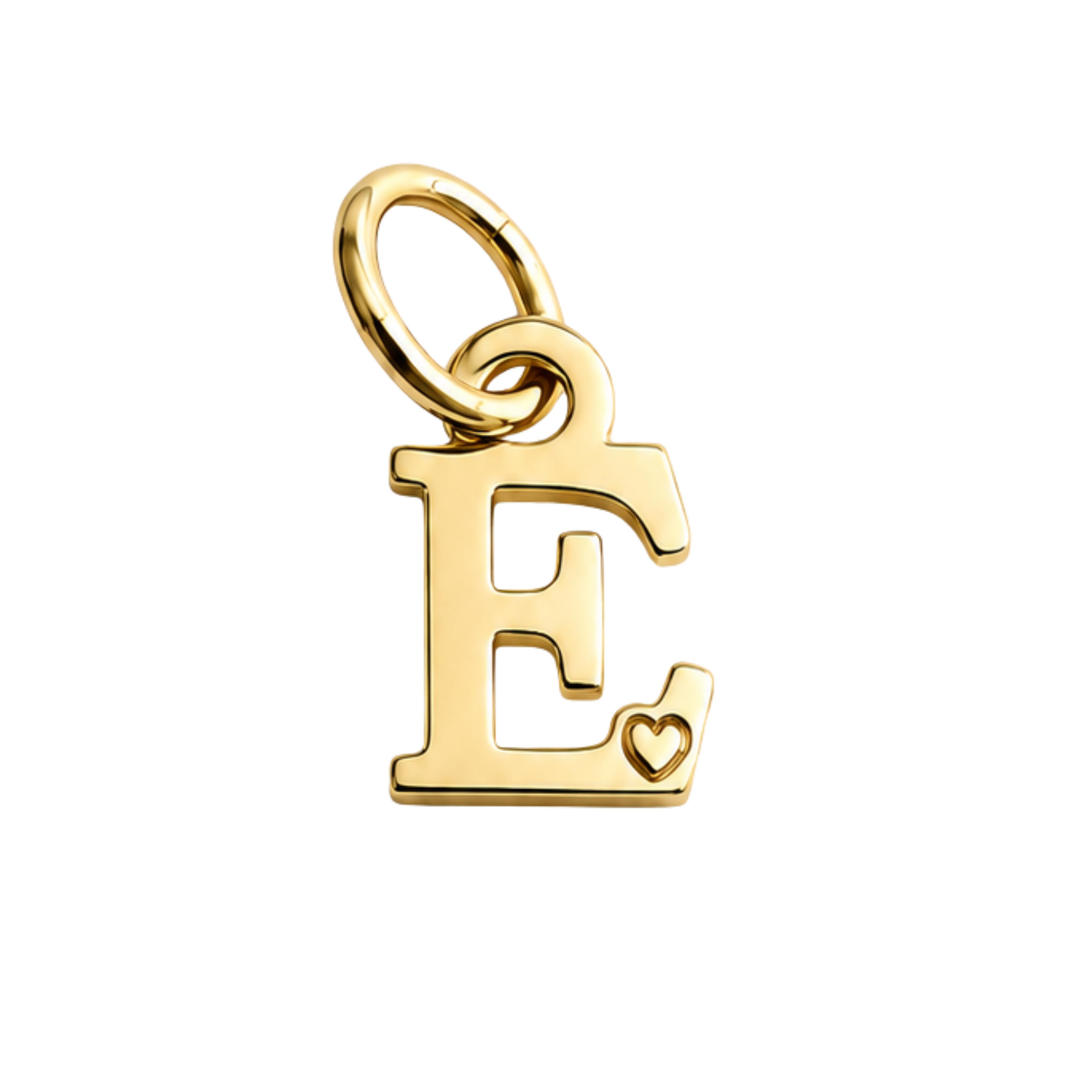 Pingente de Letra Banhado a Ouro
