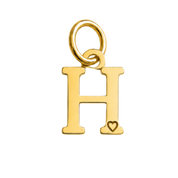 Pingente de Letra Banhado a Ouro