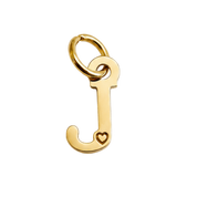 Pingente de Letra Banhado a Ouro