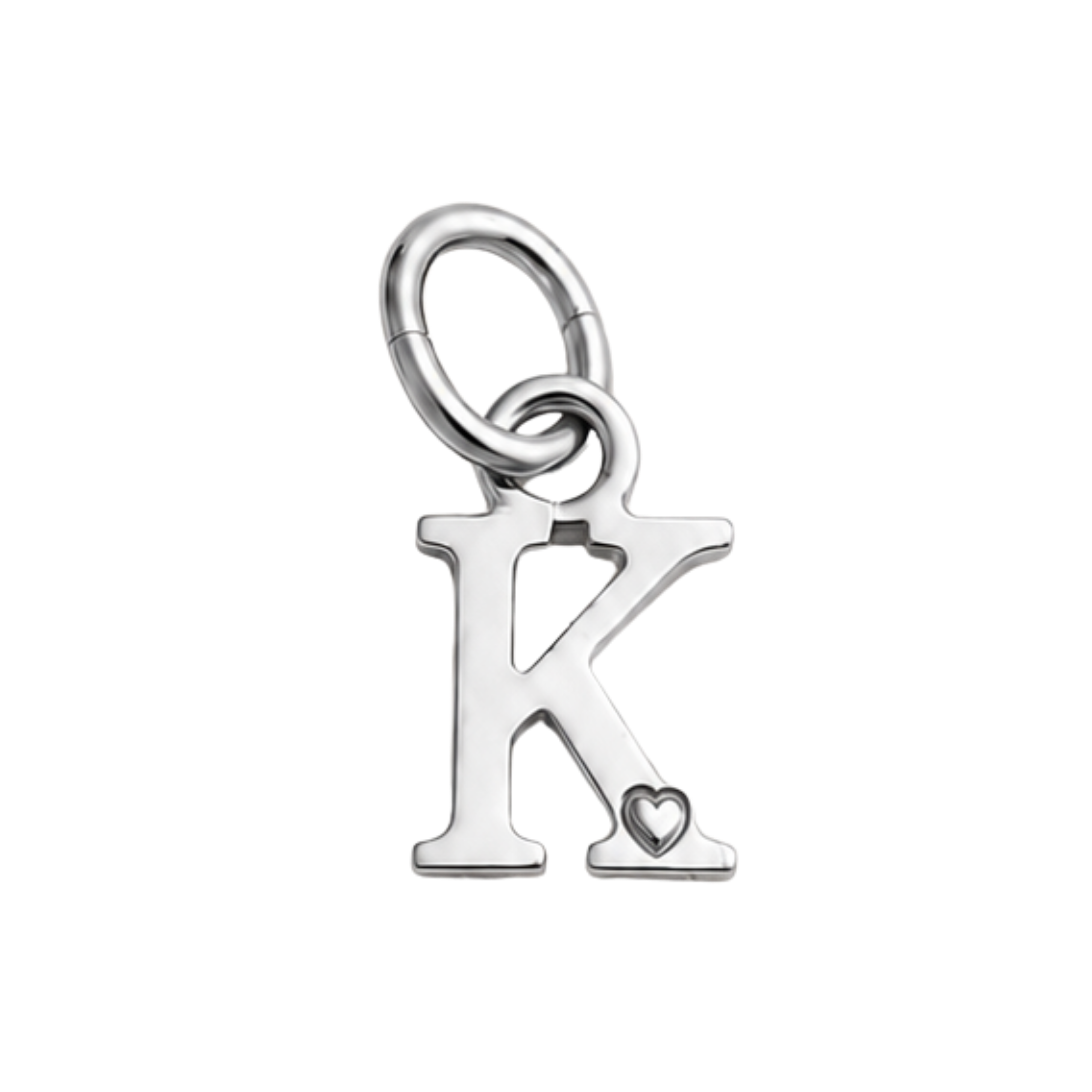 Pingente de Letra Banhado a Ouro