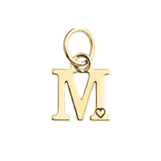 Pingente de Letra Banhado a Ouro