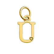 Pingente de Letra Banhado a Ouro