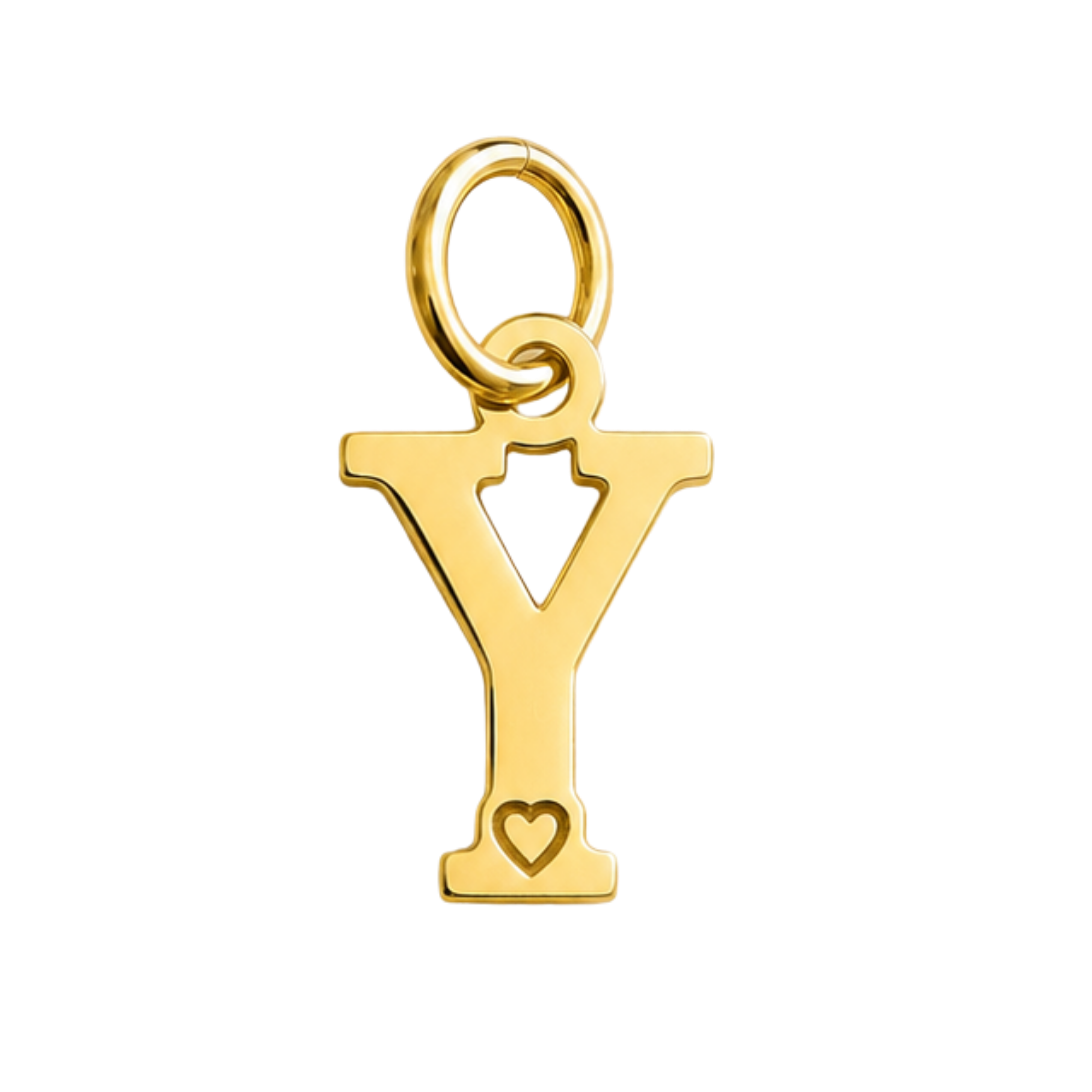 Pingente de Letra Banhado a Ouro