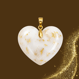 Pingente Adicional com Folhas Douradas