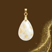 Pingente Adicional com Folhas Douradas