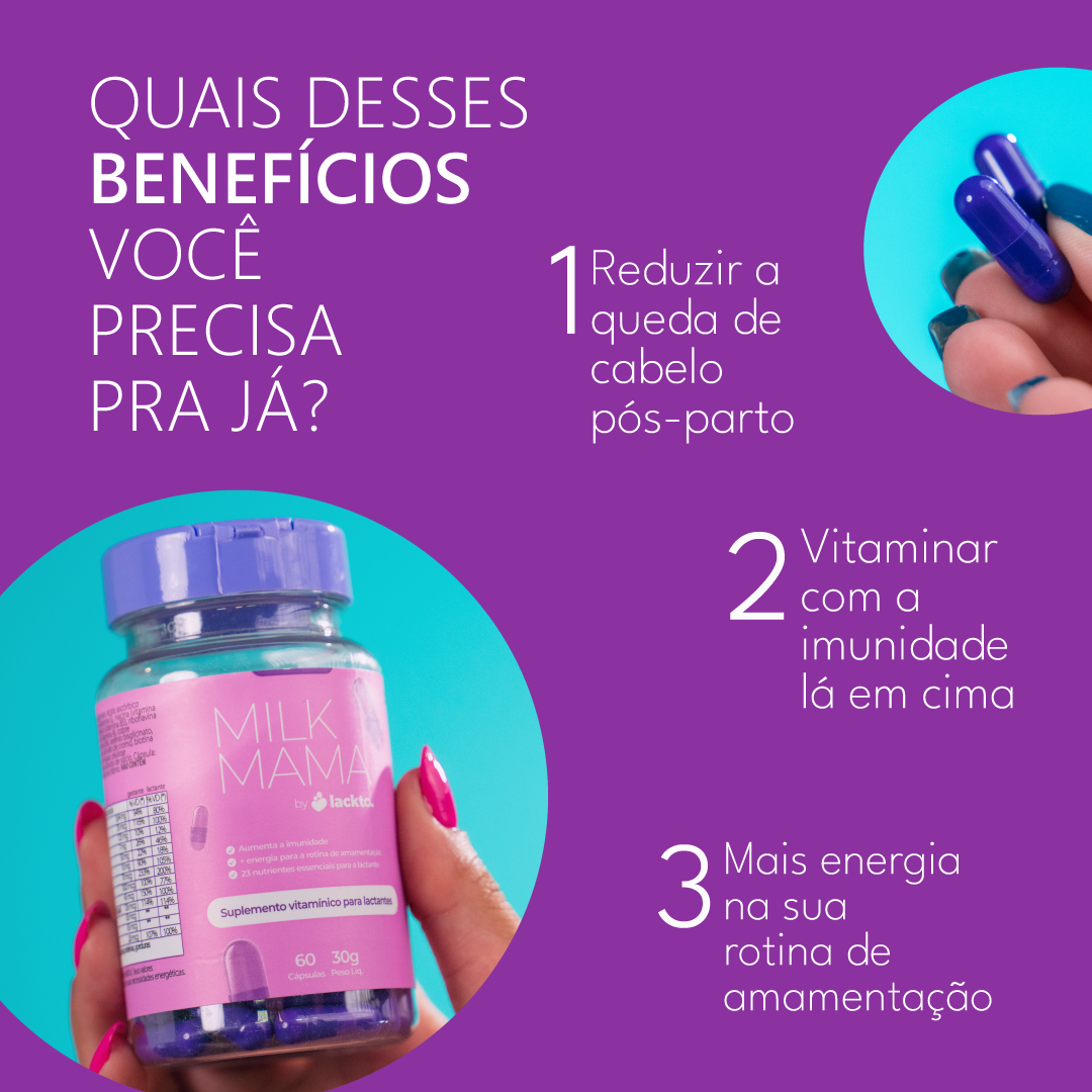 Milk Mama - Multivitaminico da Amamentacao