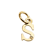 Pingente de Letra Banhado a Ouro
