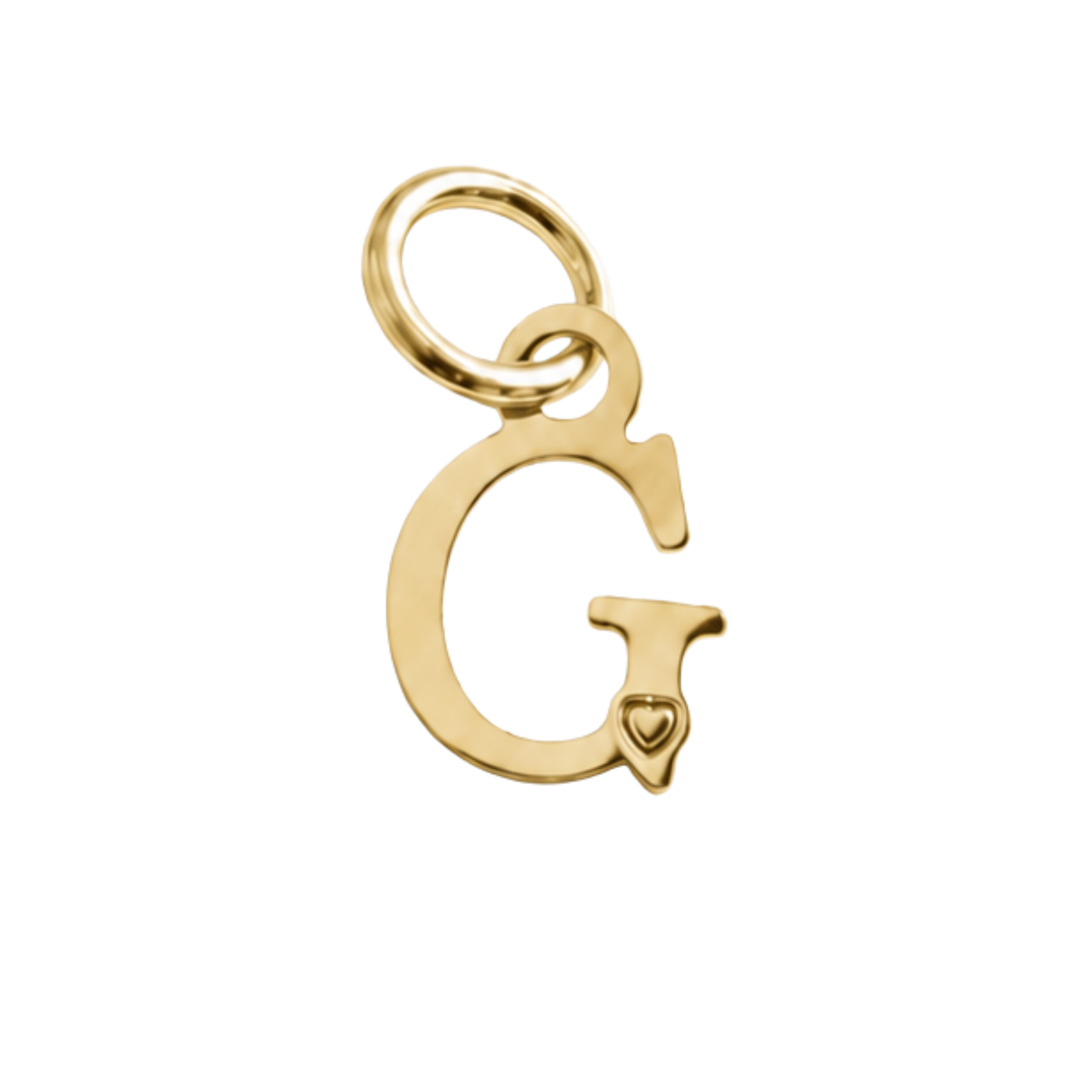 Pingente de Letra Banhado a Ouro