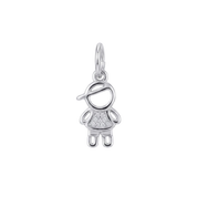 Pingente Menino(a) Banhado a Ouro