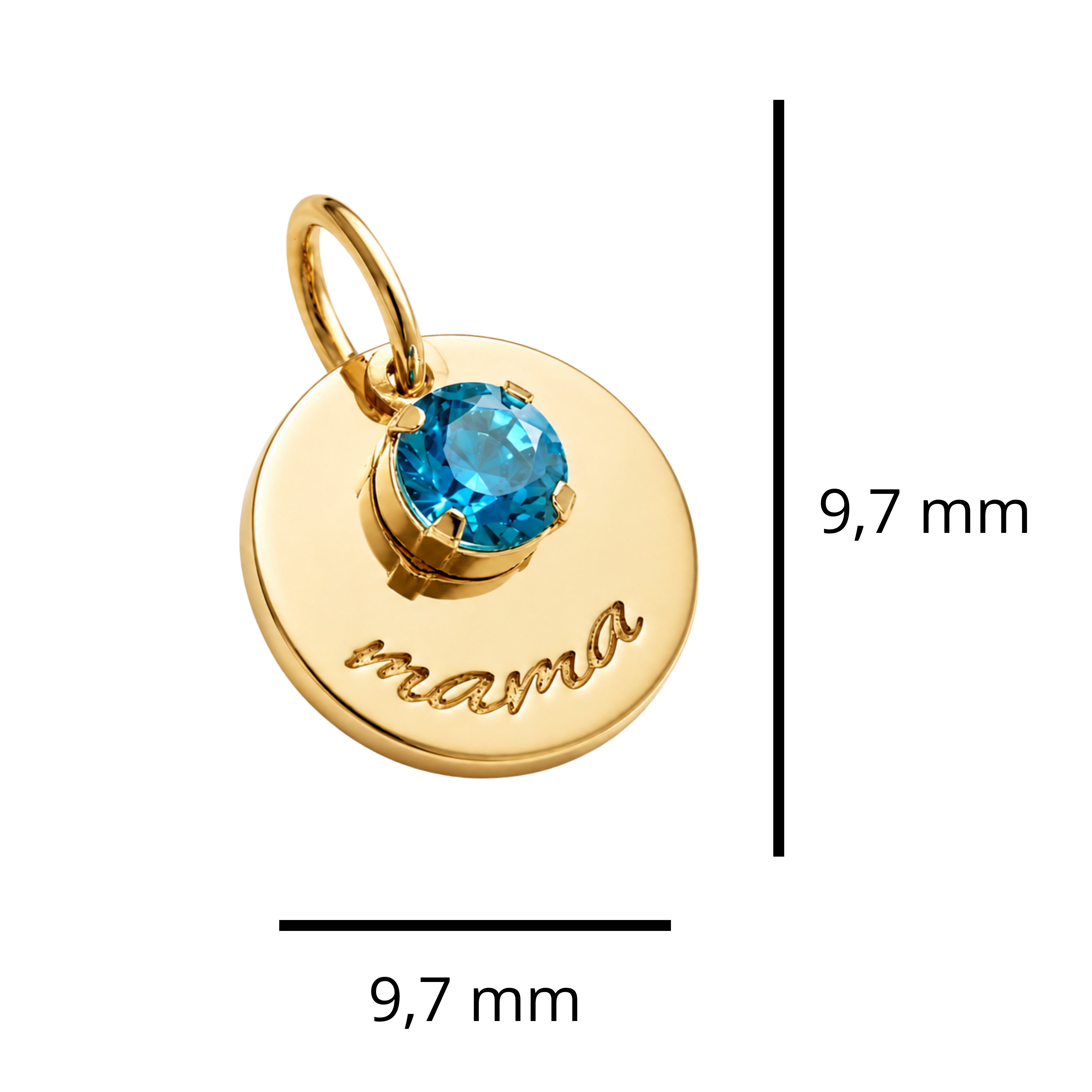Mamãe e Bebê com Medalha Mama