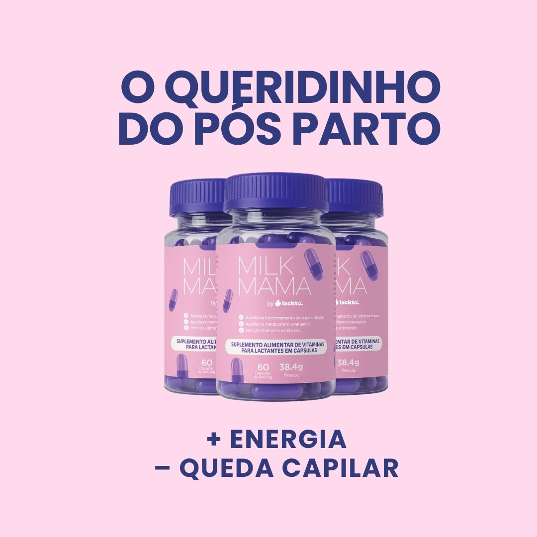 Milk Mama - Multivitamínico da Amamentação - 3 Unidades – Lackto