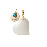 Coração com Medalha Mama