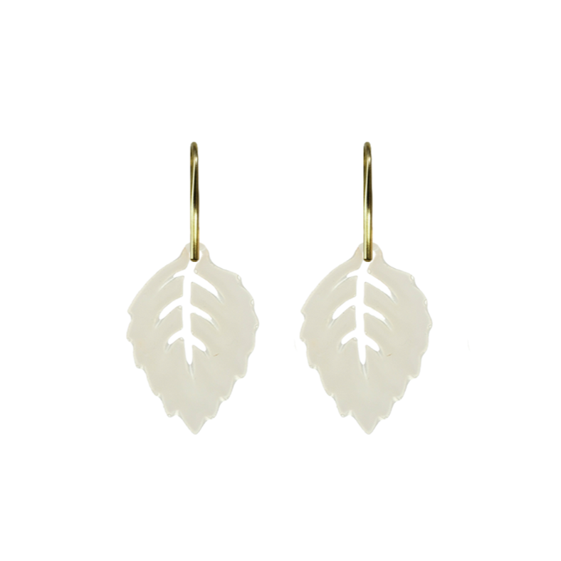 Brinco Folhas - Joia de Leite Materno
