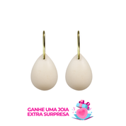 Brinco Gota Gordinha - Joia de Leite Materno