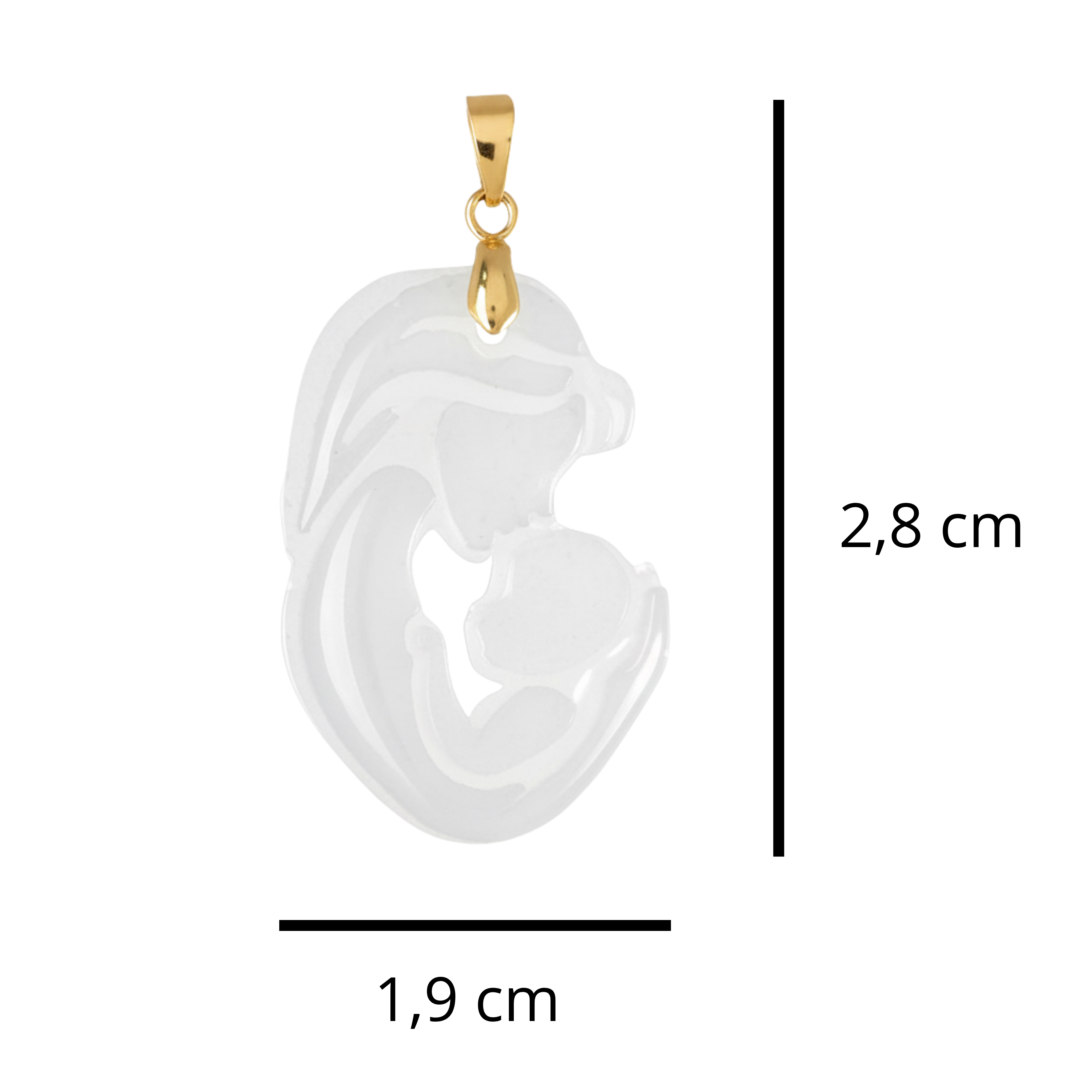 Mamãe e Bebê com Medalha Mama