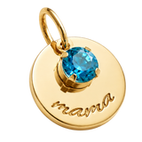 Medalha Mama Banhada em Ouro Amarelo