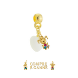 Mini Coração Gordinho com Filho(a)