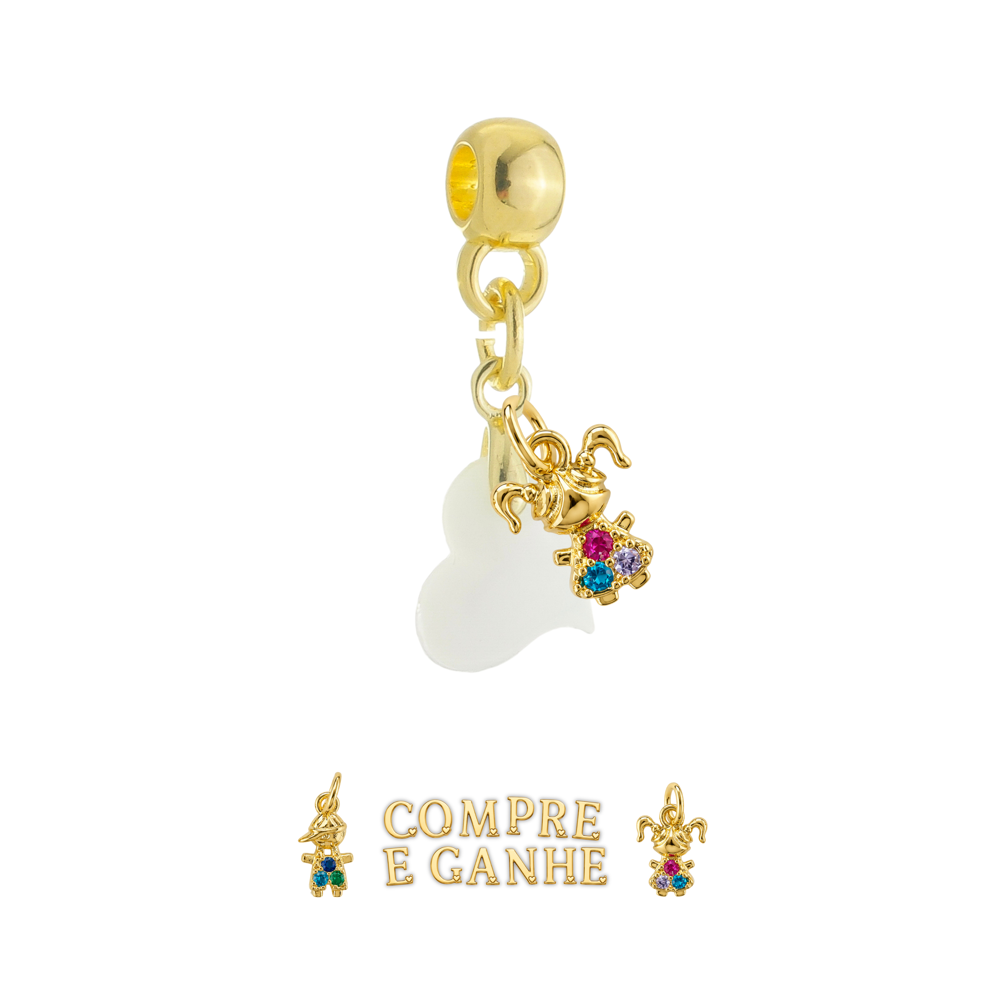Mini Coração Torcido com Filho(a)