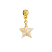 Mini Estrela com Folhas Douradas