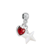 Mini Estrela com Coração Rubi