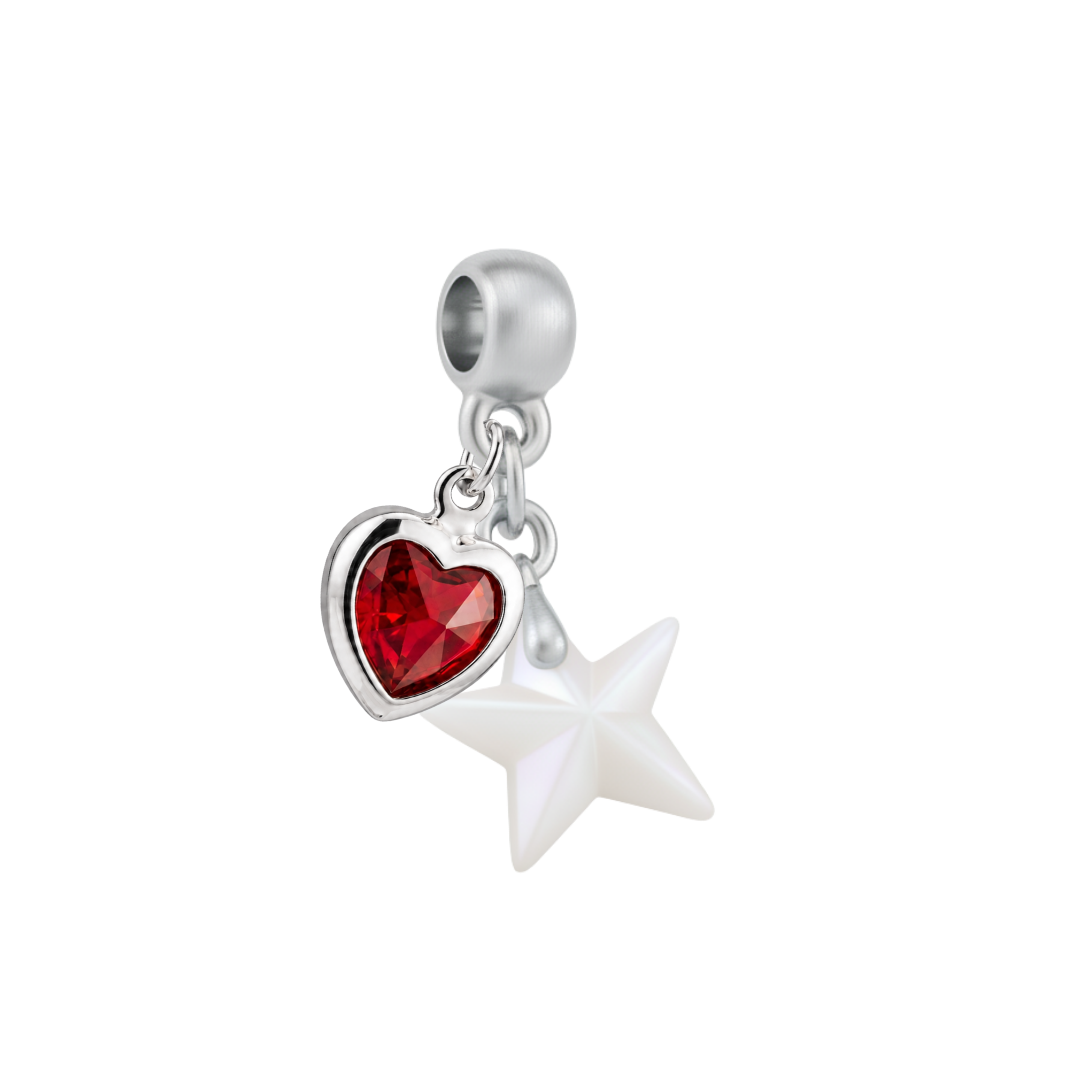 Mini Estrela com Coração Rubi