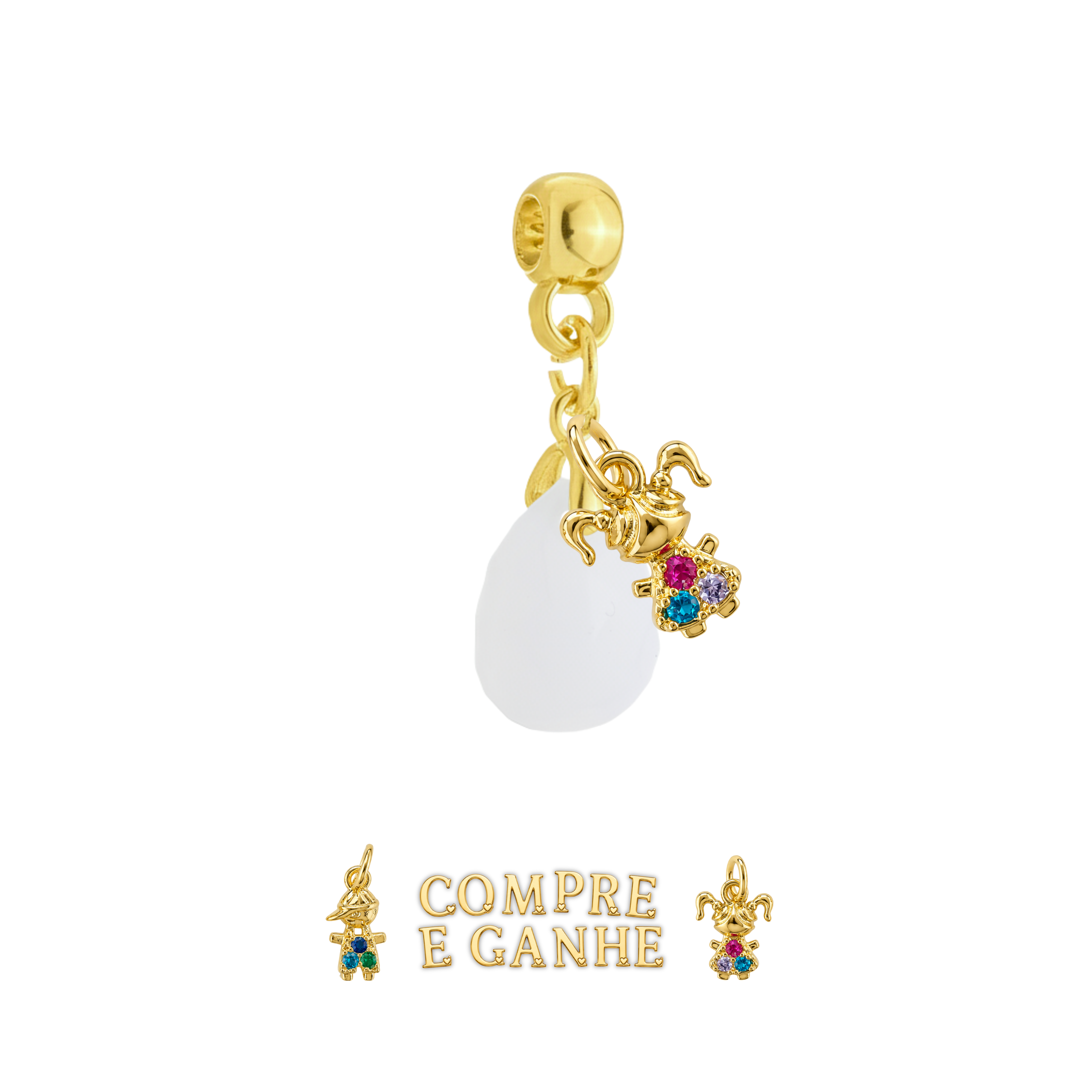 Mini Gota Lapidada com Filho(a)