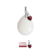 Mini Gota com Coração Rubi