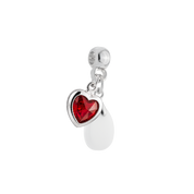 Mini Gota Reta com Coração Rubi