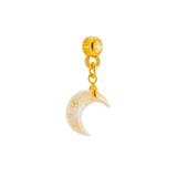 Mini Lua com Folhas Douradas