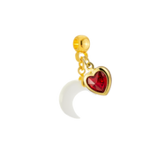 Mini Lua com Coração Rubi